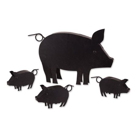 PIG WITH PIGLETS SCULPTURE
